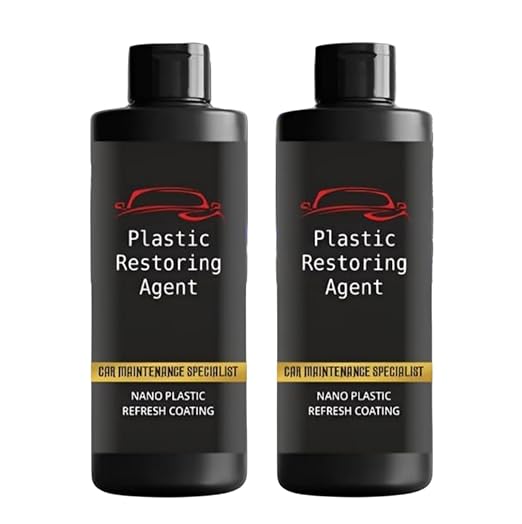 Plastic Revitalizing Coating Agent – 100ml (Pack of 2) Restore & Protect Car Plastic