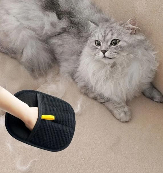 Pet Hair Removal Gloves for Dogs & Cats