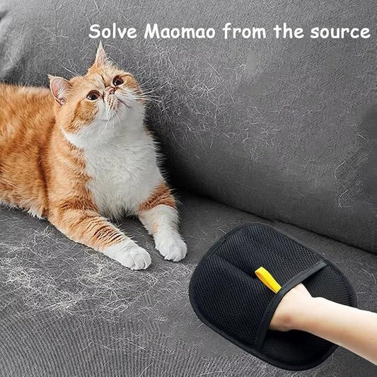 Pet Hair Removal Gloves for Dogs & Cats