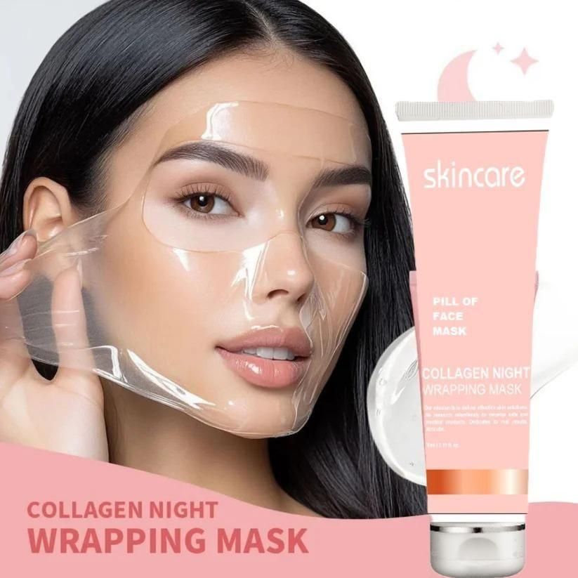 Collagen Night Wrapping Peel Off Mask ( Buy 1 Get 1 Free )